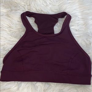 Lululemon maroon sports bra